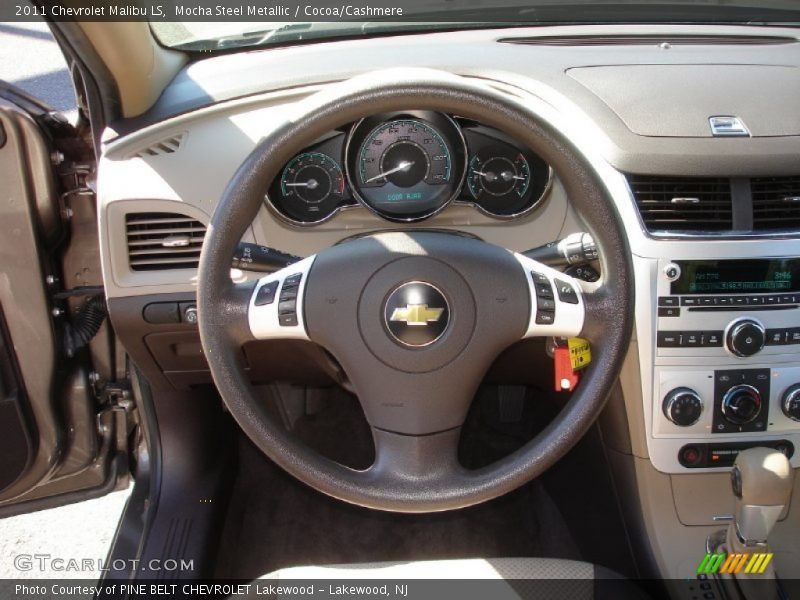 Mocha Steel Metallic / Cocoa/Cashmere 2011 Chevrolet Malibu LS