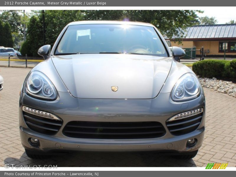 Meteor Grey Metallic / Luxor Beige 2012 Porsche Cayenne