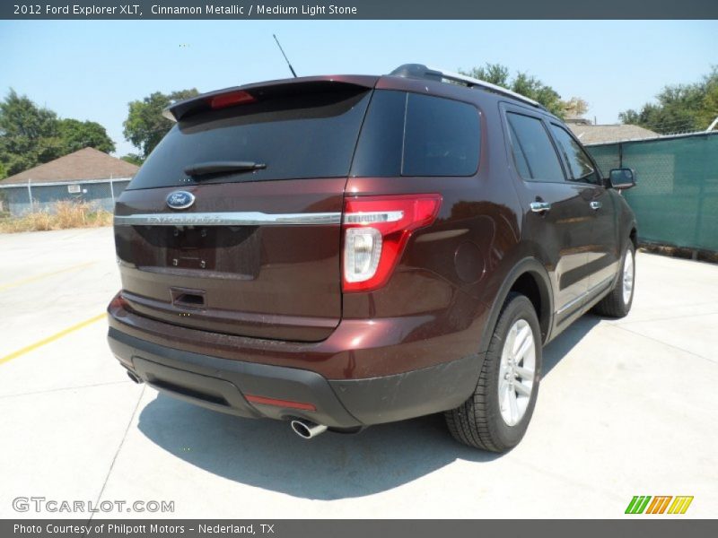Cinnamon Metallic / Medium Light Stone 2012 Ford Explorer XLT