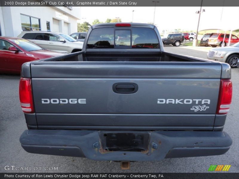  2003 Dakota SXT Club Cab 4x4 Graphite Metallic