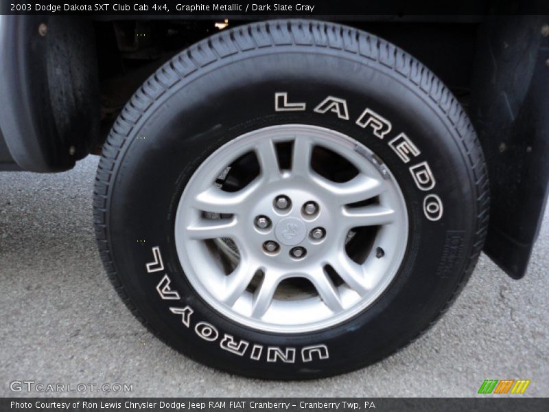 Graphite Metallic / Dark Slate Gray 2003 Dodge Dakota SXT Club Cab 4x4