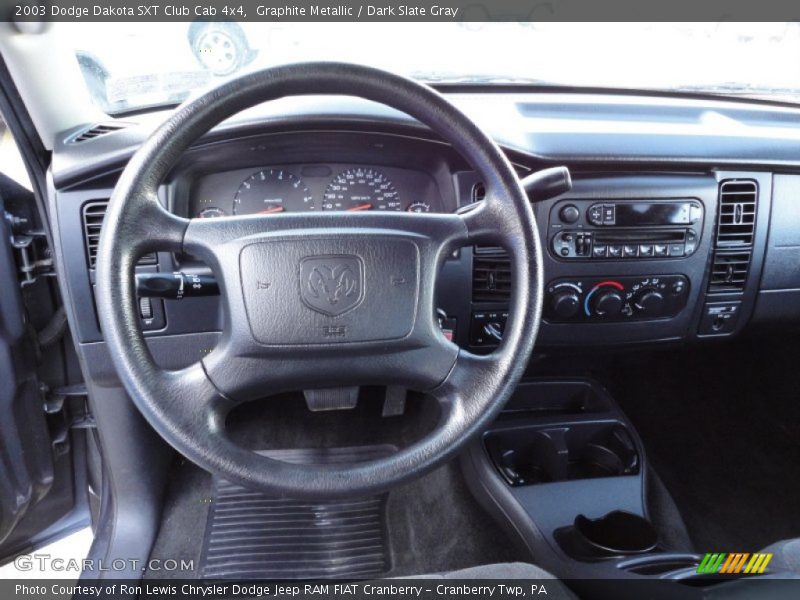  2003 Dakota SXT Club Cab 4x4 Steering Wheel