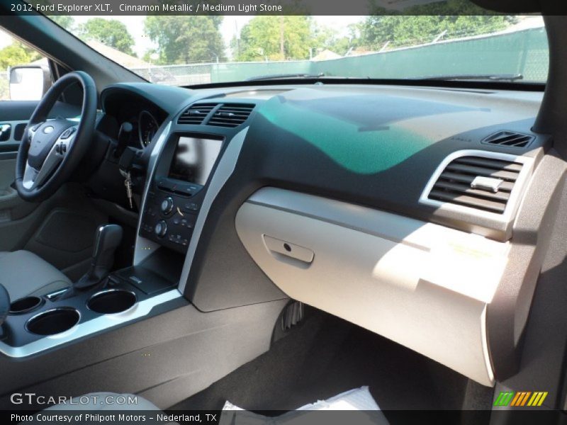 Cinnamon Metallic / Medium Light Stone 2012 Ford Explorer XLT
