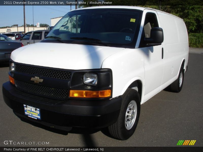 Summit White / Medium Pewter 2011 Chevrolet Express 2500 Work Van
