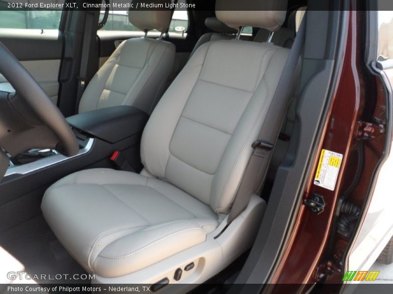  2012 Explorer XLT Medium Light Stone Interior