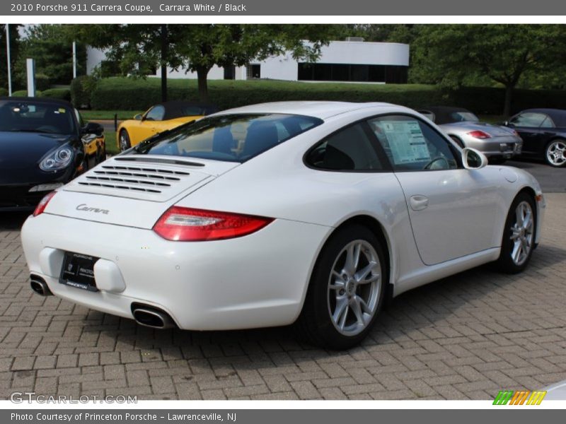 Carrara White / Black 2010 Porsche 911 Carrera Coupe