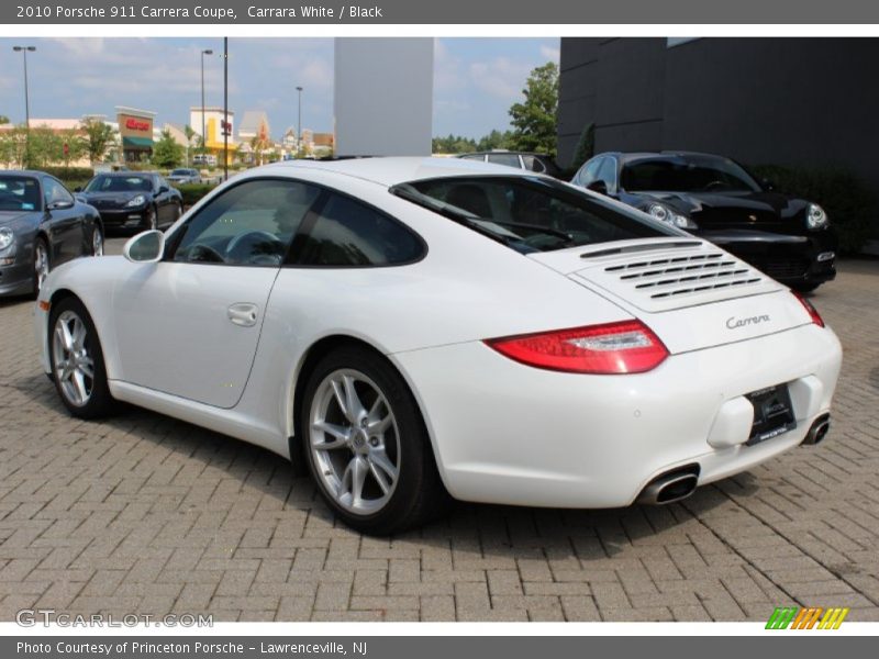 Carrara White / Black 2010 Porsche 911 Carrera Coupe