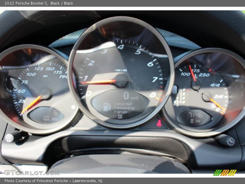 Black / Black 2012 Porsche Boxster S