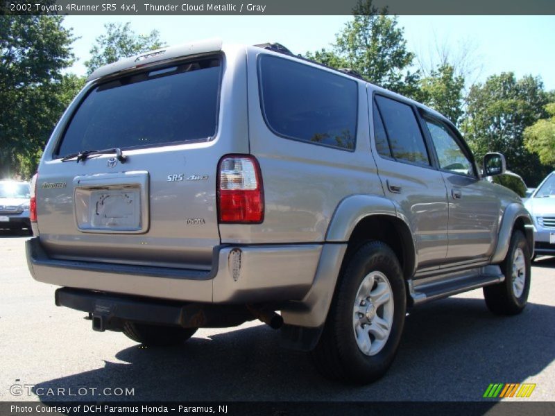 Thunder Cloud Metallic / Gray 2002 Toyota 4Runner SR5 4x4