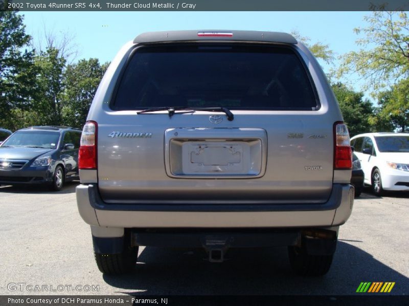 Thunder Cloud Metallic / Gray 2002 Toyota 4Runner SR5 4x4