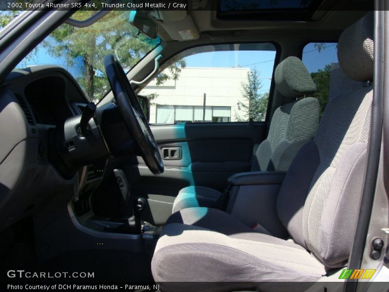 Thunder Cloud Metallic / Gray 2002 Toyota 4Runner SR5 4x4