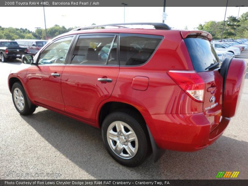 Barcelona Red Pearl / Ash 2008 Toyota RAV4 4WD