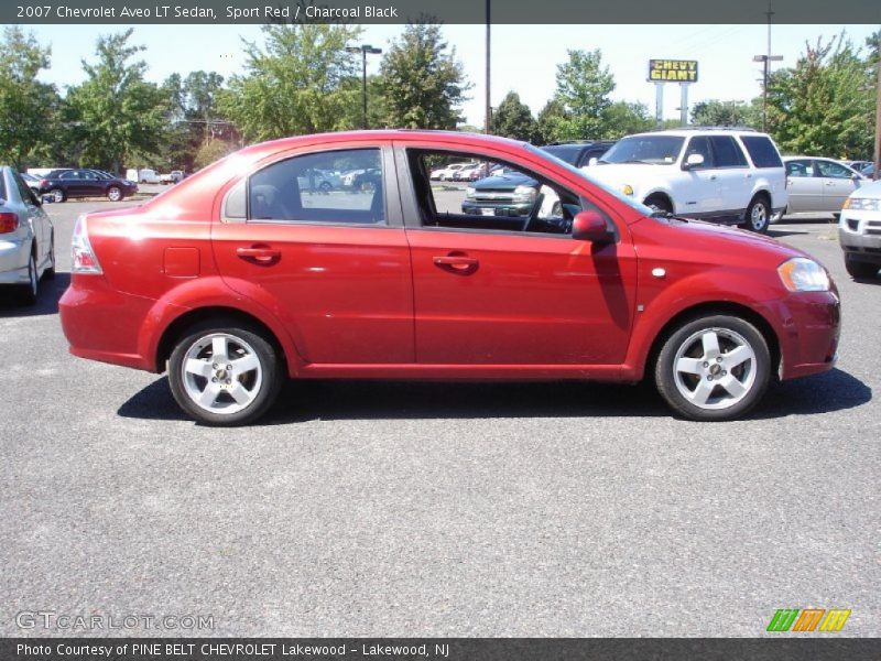  2007 Aveo LT Sedan Sport Red