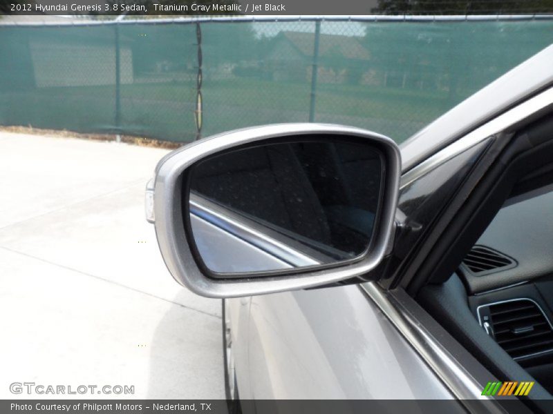Titanium Gray Metallic / Jet Black 2012 Hyundai Genesis 3.8 Sedan