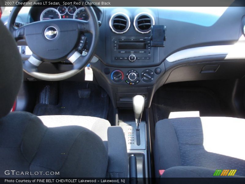 Sport Red / Charcoal Black 2007 Chevrolet Aveo LT Sedan