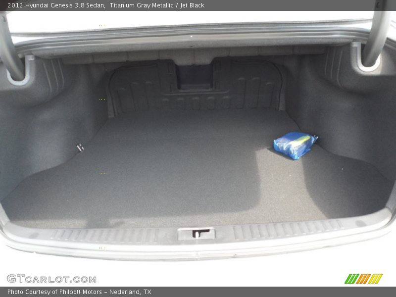 Titanium Gray Metallic / Jet Black 2012 Hyundai Genesis 3.8 Sedan