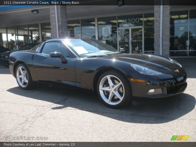 Black / Ebony Black 2011 Chevrolet Corvette Coupe