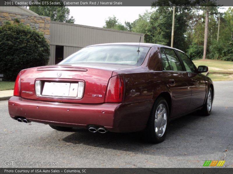 Cabernet Dark Red / Neutral Shale 2001 Cadillac DeVille DTS Sedan