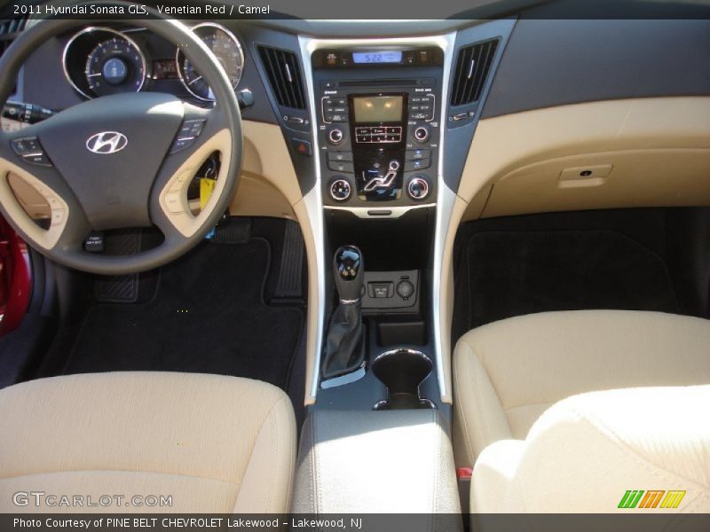 Venetian Red / Camel 2011 Hyundai Sonata GLS