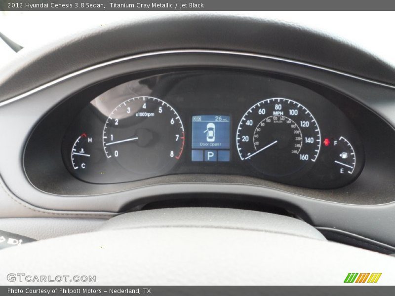  2012 Genesis 3.8 Sedan 3.8 Sedan Gauges
