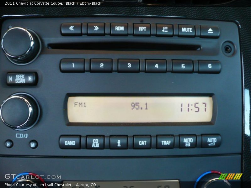 Audio System of 2011 Corvette Coupe