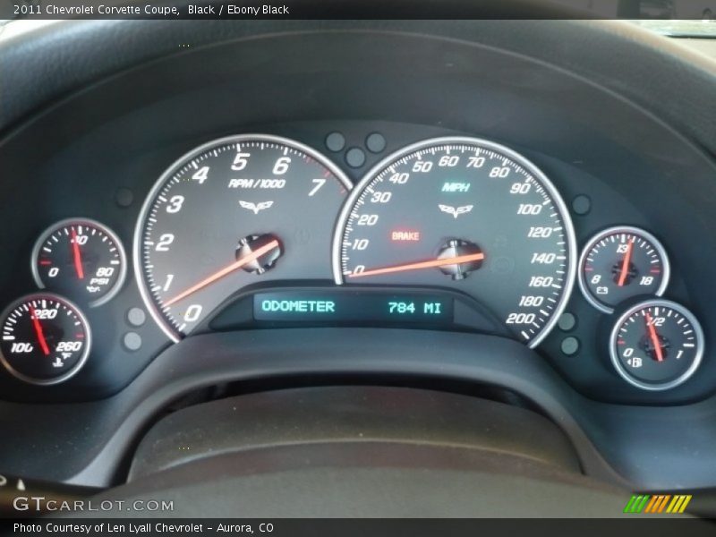  2011 Corvette Coupe Coupe Gauges