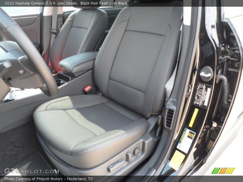  2012 Genesis 5.0 R Spec Sedan Jet Black Interior