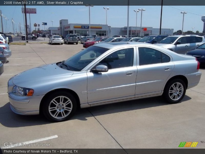 Silver Metallic / Graphite 2008 Volvo S60 2.5T AWD