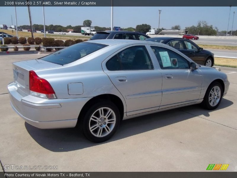 Silver Metallic / Graphite 2008 Volvo S60 2.5T AWD
