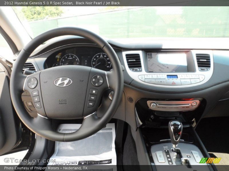 Dashboard of 2012 Genesis 5.0 R Spec Sedan
