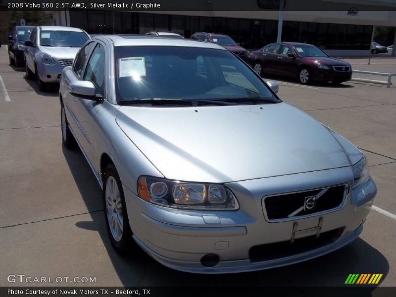 Silver Metallic / Graphite 2008 Volvo S60 2.5T AWD