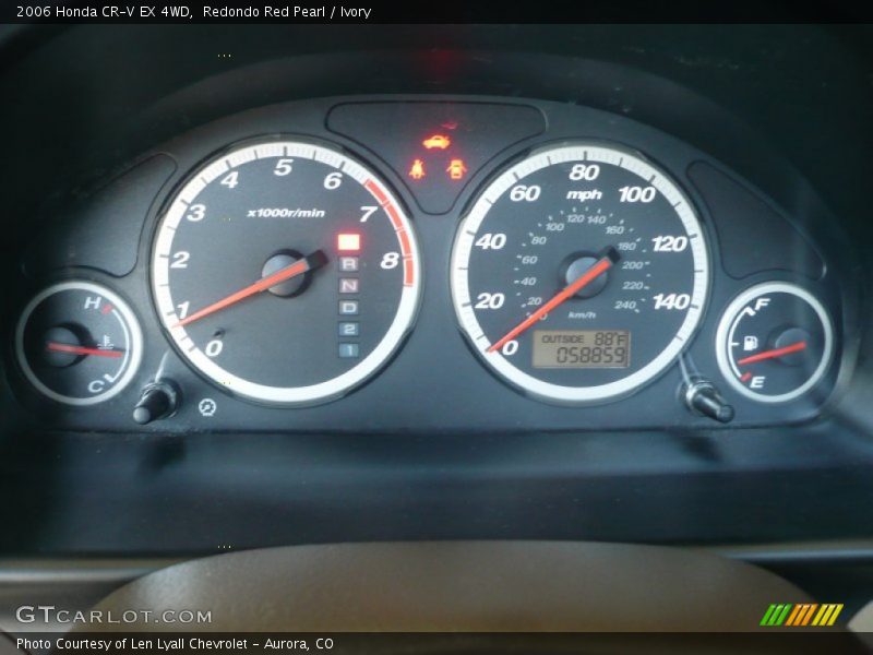 Redondo Red Pearl / Ivory 2006 Honda CR-V EX 4WD