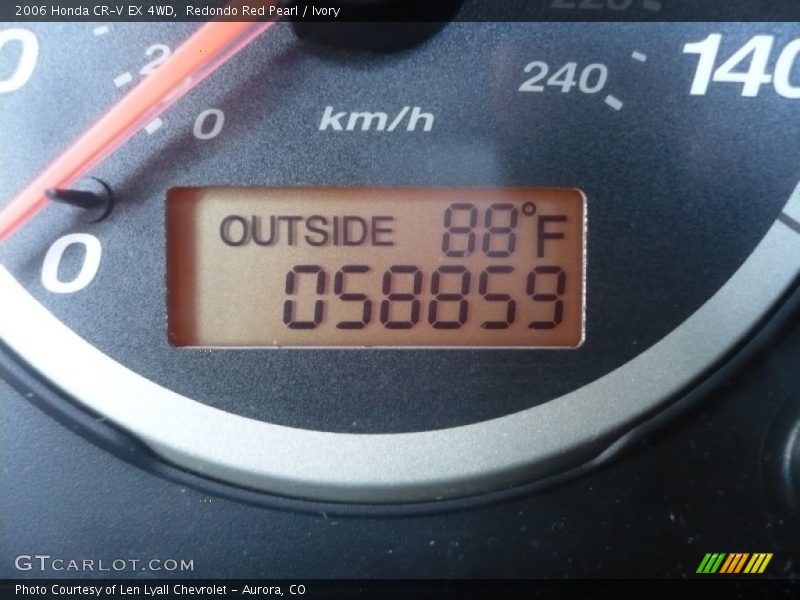 Redondo Red Pearl / Ivory 2006 Honda CR-V EX 4WD