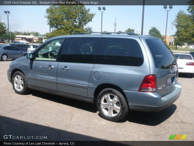Medium Steel Blue Metallic / Pebble Beige 2005 Ford Freestar SES