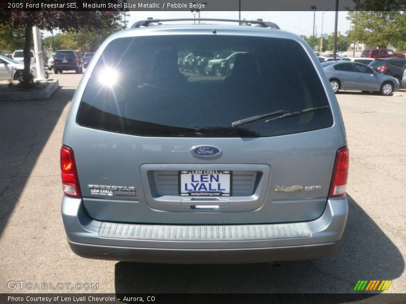 Medium Steel Blue Metallic / Pebble Beige 2005 Ford Freestar SES