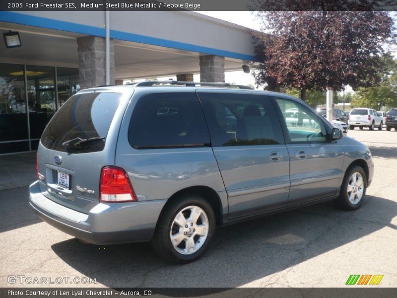 Medium Steel Blue Metallic / Pebble Beige 2005 Ford Freestar SES