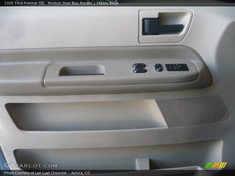 Medium Steel Blue Metallic / Pebble Beige 2005 Ford Freestar SES