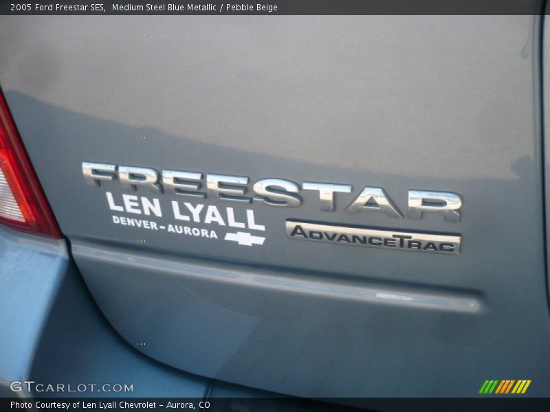Medium Steel Blue Metallic / Pebble Beige 2005 Ford Freestar SES