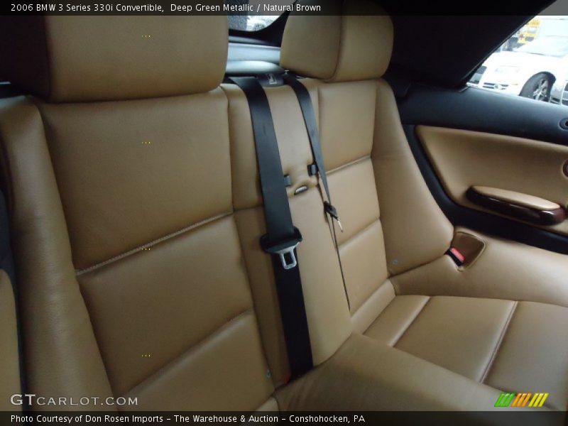 Deep Green Metallic / Natural Brown 2006 BMW 3 Series 330i Convertible