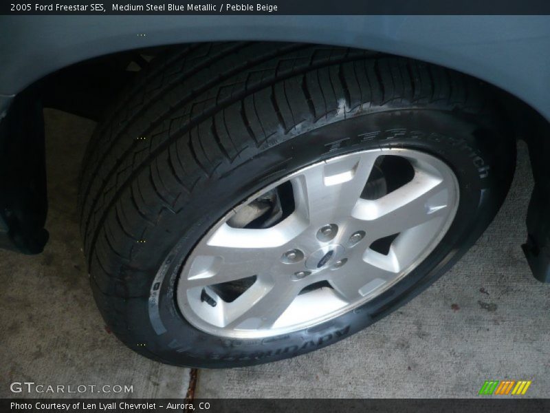 Medium Steel Blue Metallic / Pebble Beige 2005 Ford Freestar SES