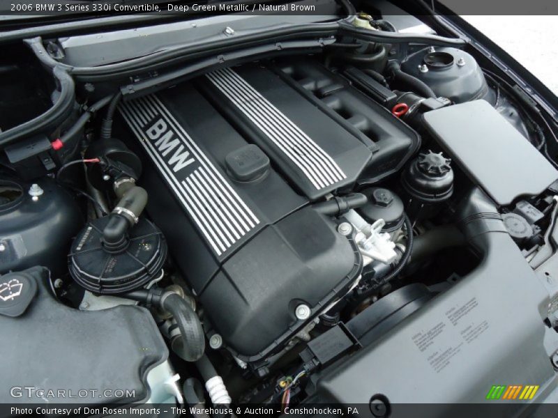 Deep Green Metallic / Natural Brown 2006 BMW 3 Series 330i Convertible