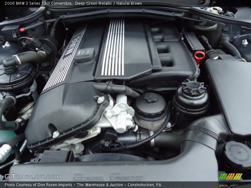 Deep Green Metallic / Natural Brown 2006 BMW 3 Series 330i Convertible