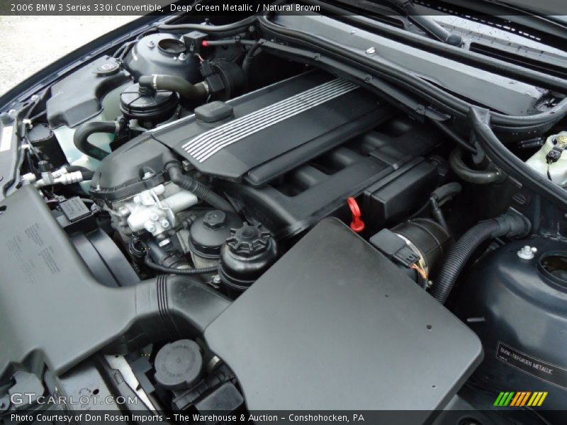 Deep Green Metallic / Natural Brown 2006 BMW 3 Series 330i Convertible