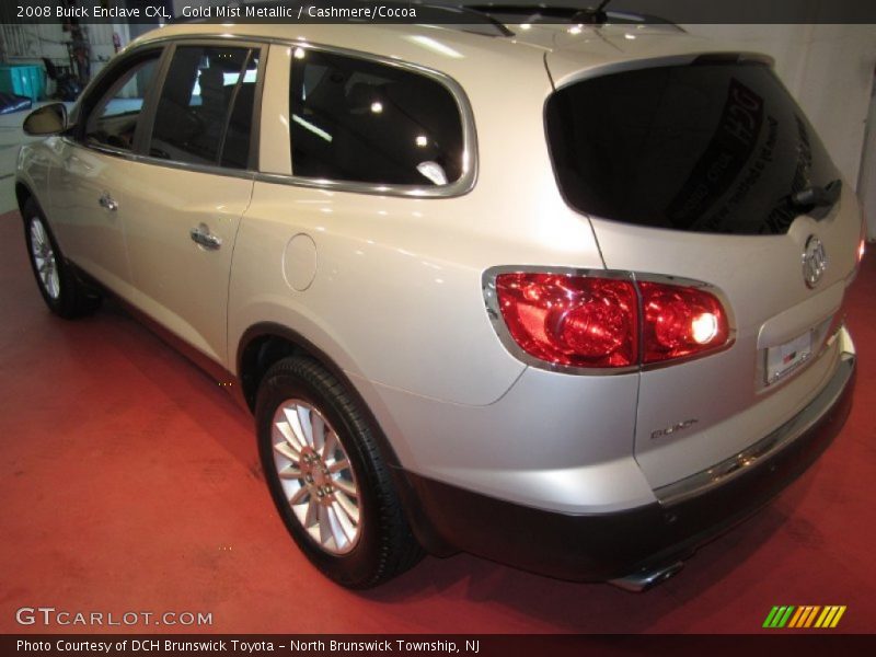 Gold Mist Metallic / Cashmere/Cocoa 2008 Buick Enclave CXL