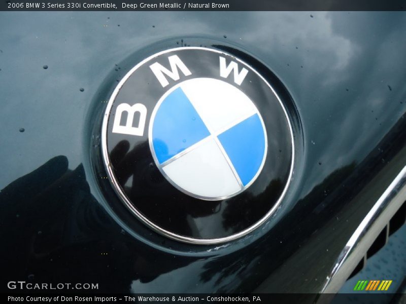 Deep Green Metallic / Natural Brown 2006 BMW 3 Series 330i Convertible