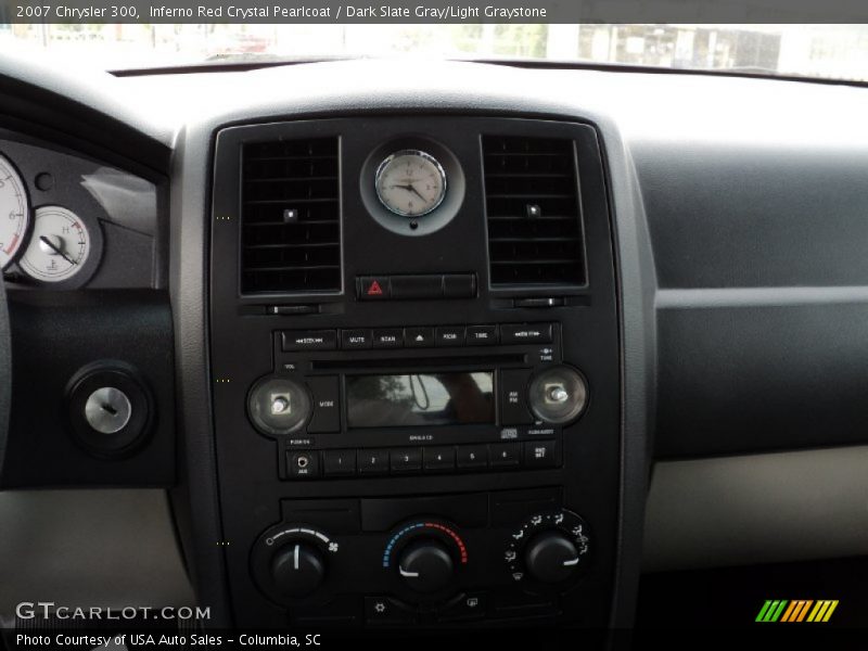 Inferno Red Crystal Pearlcoat / Dark Slate Gray/Light Graystone 2007 Chrysler 300