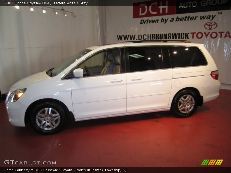 Taffeta White / Gray 2007 Honda Odyssey EX-L