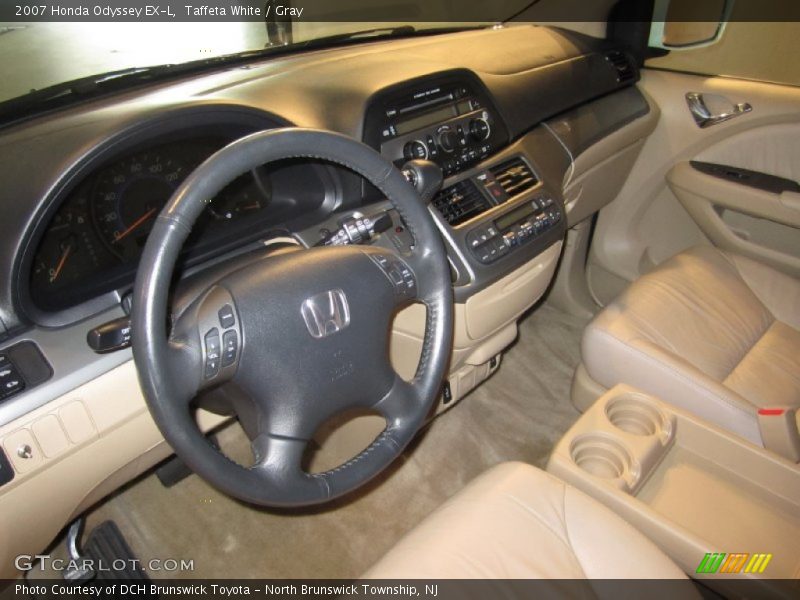 Taffeta White / Gray 2007 Honda Odyssey EX-L