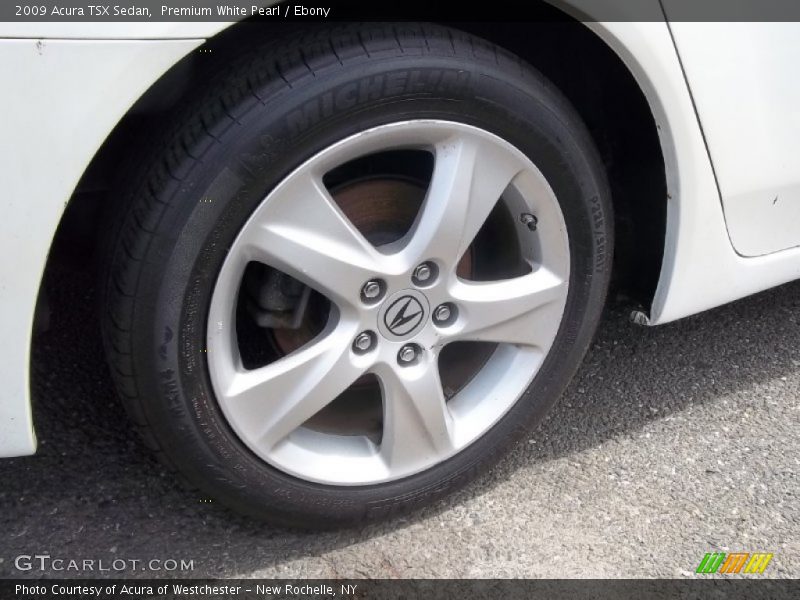 Premium White Pearl / Ebony 2009 Acura TSX Sedan