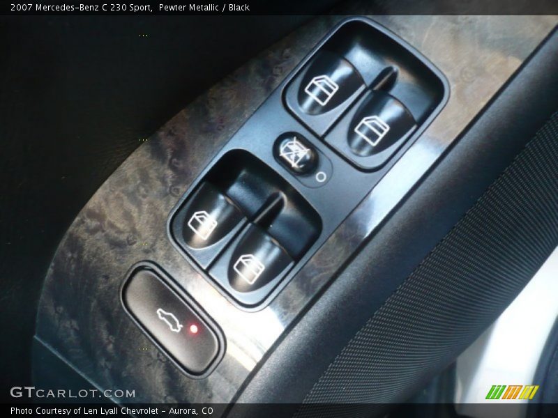 Pewter Metallic / Black 2007 Mercedes-Benz C 230 Sport